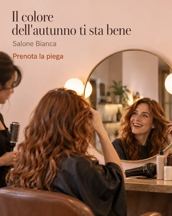 Post per parrucchiere, creato in Bynor