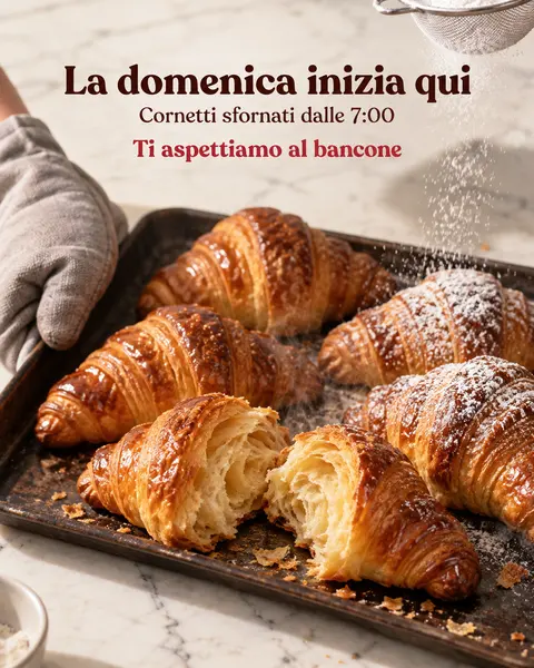 Post per pasticceria, creato in Bynor