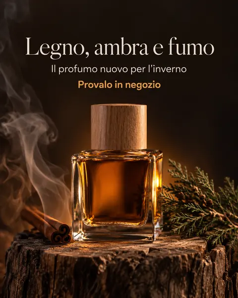 Post per profumeria, creato in Bynor